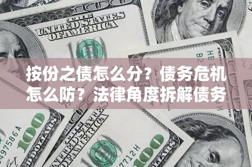 武汉按份之债怎么分？债务危机怎么防？法律角度拆解债务分配与风险自保指南