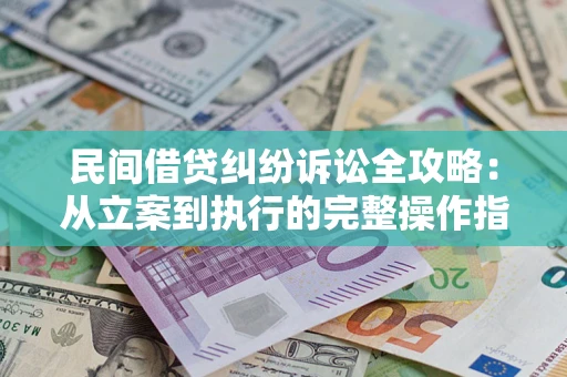 武汉民间借贷纠纷诉讼全攻略：从立案到执行的完整操作指南