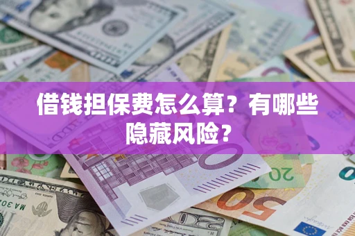 武汉借钱担保费怎么算？有哪些隐藏风险？