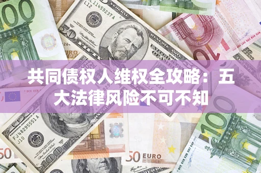 武汉共同债权人维权全攻略：五大法律风险不可不知
