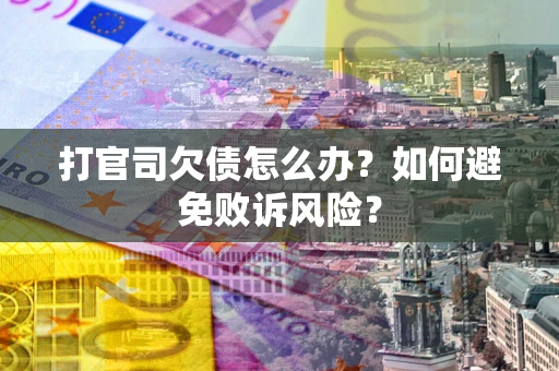 武汉打官司欠债怎么办？如何避免败诉风险？