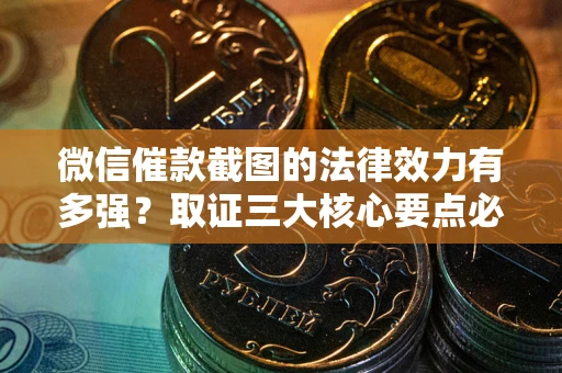 武汉微信催款截图的法律效力有多强？取证三大核心要点必须知道！