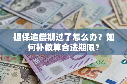 武汉担保追偿期过了怎么办？如何补救算合法期限？