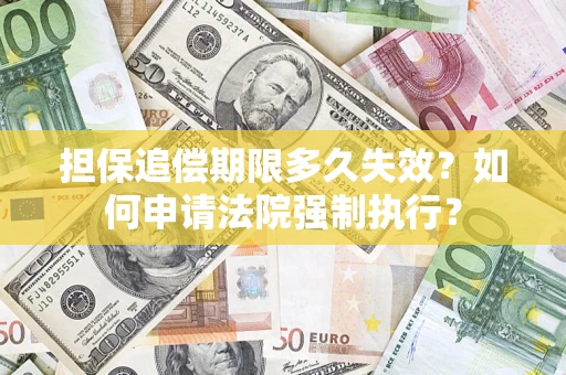 武汉担保追偿期限多久失效？如何申请法院强制执行？