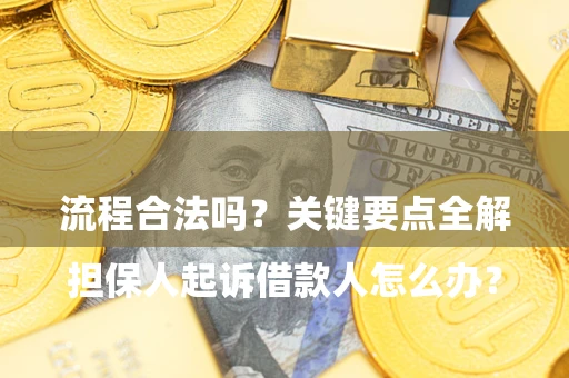 武汉

担保人起诉借款人怎么办？流程合法吗？关键要点全解析