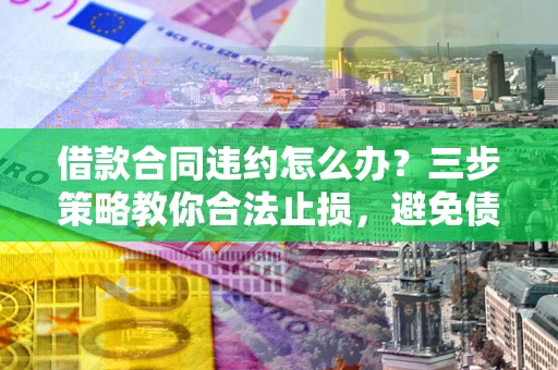 武汉借款合同违约怎么办？三步策略教你合法止损，避免债务危机升级