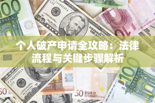 武汉个人破产申请全攻略：法律流程与关键步骤解析
