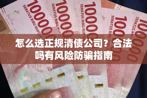 武汉怎么选正规清债公司？合法吗有风险防骗指南