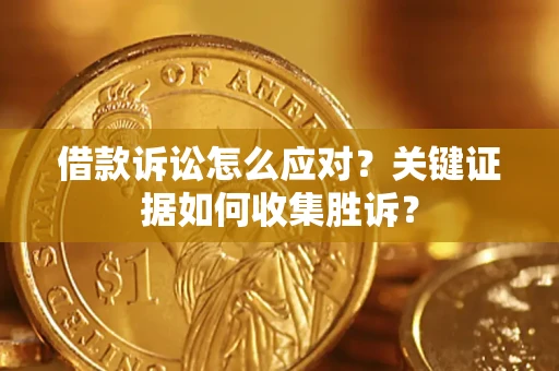 武汉借款诉讼怎么应对？关键证据如何收集胜诉？